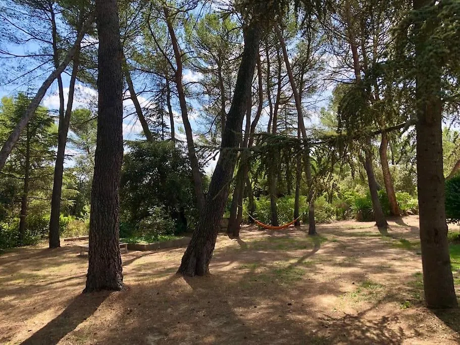 Villa Bois Romay Dans Le Luberon Avec Piscine, Tennis Et Petanque. La Bastide-des-Jourdans
